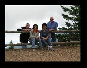 Marion, Shu Fong, Angie and Jim in the Olympic Forrest along the Hood Canal